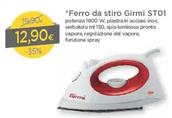 DPiù Ferro Da Stiro Girmi STO1 offerta