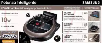 Unieuro Samsung POWERbot Precision Aspirapolvere Robot offerta