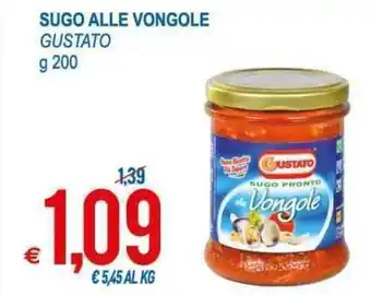 MD Discount Sugo Alle Vongole Gustato 200g offerta