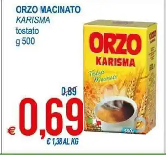 MD Discount Orzo Macinato Karisma tostato 500g offerta
