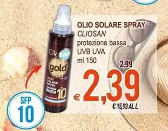MD Discount Cliosan Olio Solare Spray 150ml offerta