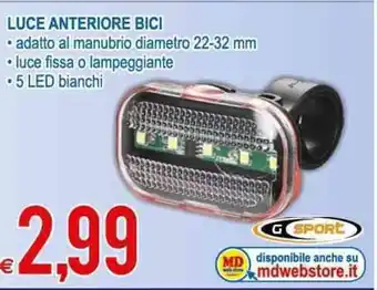 Luce Anteriore Bici