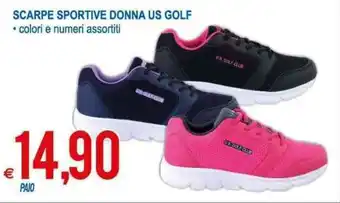 MD Discount Scarpe Sportive Donna US Golf offerta