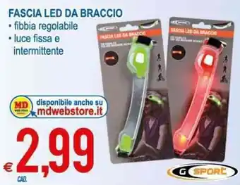 MD Discount Fascia LED Da Braccio offerta
