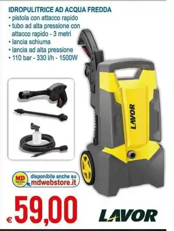 MD Discount Idropulitrice Ad Acqua Fredda offerta