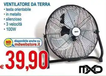MD Discount Ventilatore Da Terra offerta