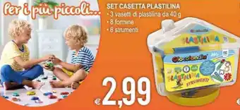 Set Casetta Plastilina 40g