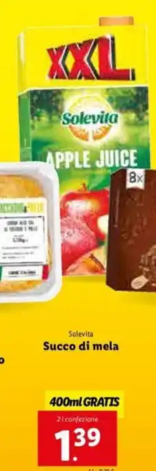 Lidl Succo di mela 400ml offerta