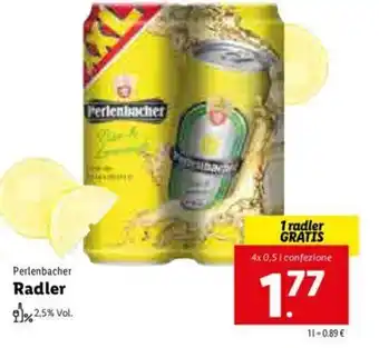 Lidl Radler Perlenbacher offerta