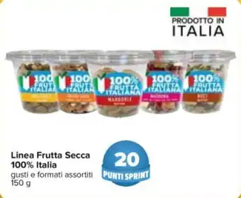 Carrefour Linea Frutta Secca 100% Italia 150g offerta