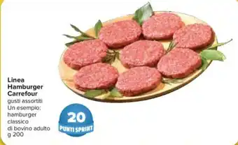 Carrefour Linea Hamburger Carrefour 200g offerta