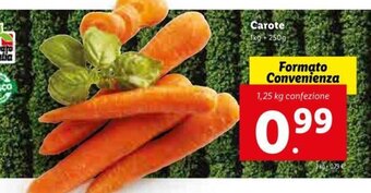 Lidl Carote offerta