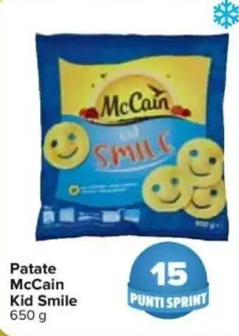 Carrefour Patate Mccain Kid Smile 650g offerta