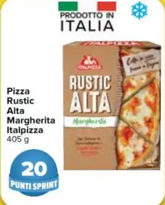 Carrefour Pizza Rustic Alta Margherita Italpizza 405g offerta