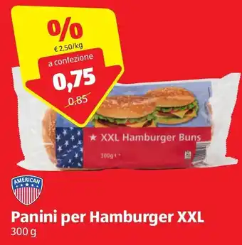 ALDI American Panini per Hamburger XXL 300g offerta