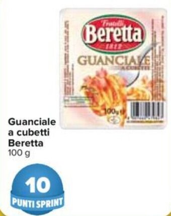 Carrefour Guanciale A Cubetti Beretta 100 g offerta
