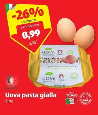 ALDI Uova Pasta gialla 6 pz offerta