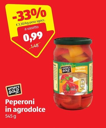 Nature's Gold Peperoni in agrodolce 545 g