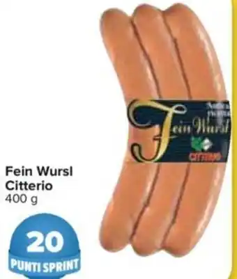 Carrefour Fein Wursl Citterio 400 g offerta
