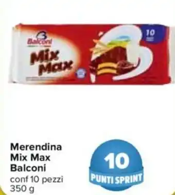 Carrefour Merendina Mix Max Balconi 350 g offerta
