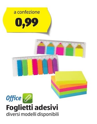 ALDI Office Foglietti adesivi offerta