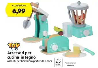 ALDI Toy Lino Accessori per cucina in legno offerta