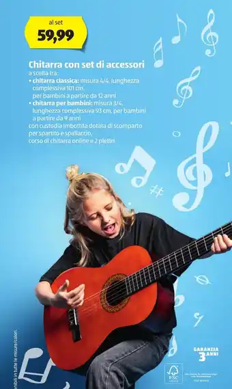 ALDI Chitarra con set di accessori offerta