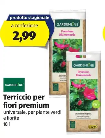 ALDI Garden Line Terriccio per fiori pemium 18 L offerta