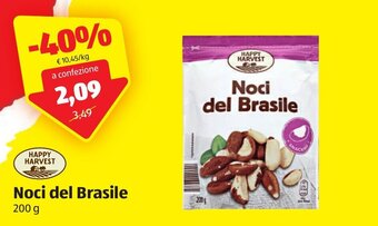 ALDI Happy Harvest Noci del Brasile 200 g offerta
