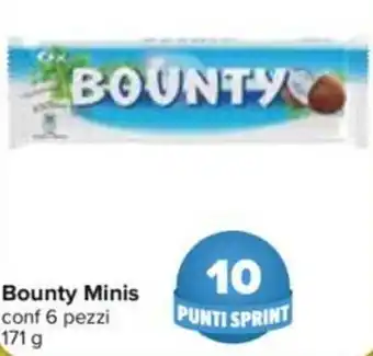 Carrefour Bounty Minis 171 g offerta