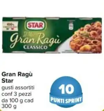 Carrefour Gran Ragù Star 300 g offerta