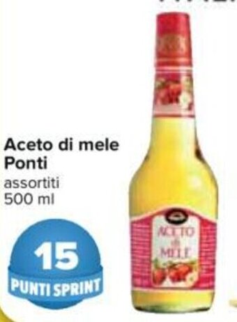 Carrefour Aceto Di Mele Ponti 500 ml offerta