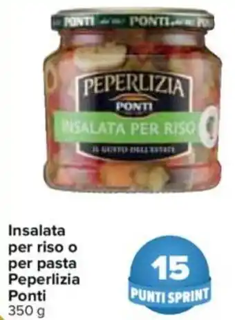Carrefour Insalata Per Riso O Per Pasta Peperlizia Ponti 350 g offerta