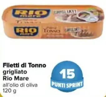 Carrefour Filetti Di Tonno Grigliato Rio Mare 120 g offerta