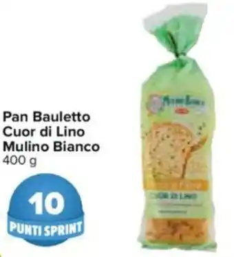 Carrefour Pan Bauletto Cuor Di Lino Mulino Bianco 400 g offerta