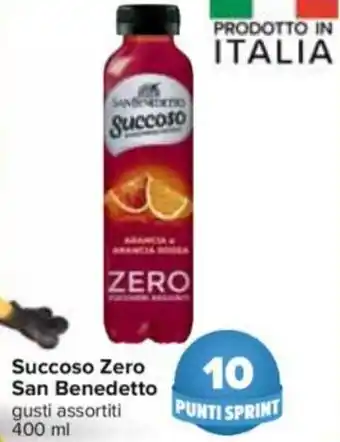 Carrefour Succoso Zero San Benedetto 400ml offerta