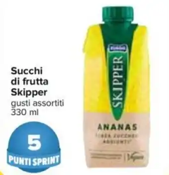 Carrefour Succhi Di Frutta Skipper 330ml offerta