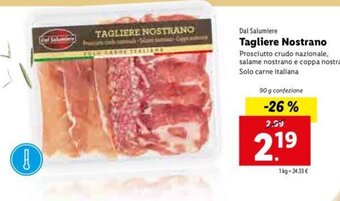 Dal Salumiere Tagliere Nostrano 90g