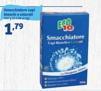 In'S Mercato Eco 10 Smacchiatore capi bianchi e colorati 600g offerta