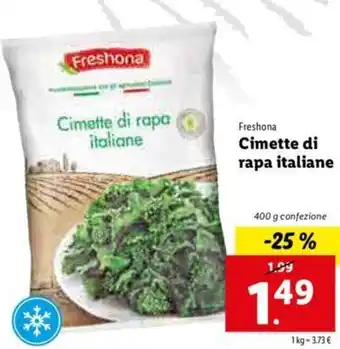 Freshona Cimette di rapa italiane 400g