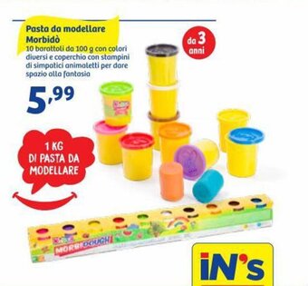 In'S Mercato Pasta da modellare Morbidò offerta