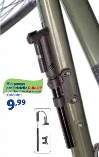 In'S Mercato Dunlop Mini pompa per bicicletta offerta