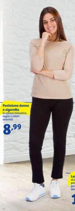 In'S Mercato Pantalone donna a sigaretta offerta
