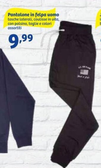 In'S Mercato Pantalone in felpa uomo offerta