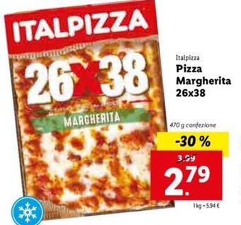 Lidl Italpizza Pizza Margherita 470g offerta
