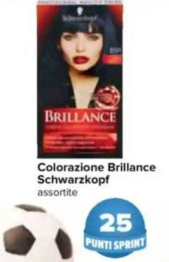 Carrefour Colorazione Brillance Schwarzkopf offerta