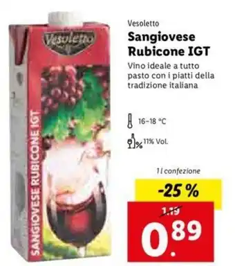 Vesoletto Sangiovese Rubicone IGT 1L