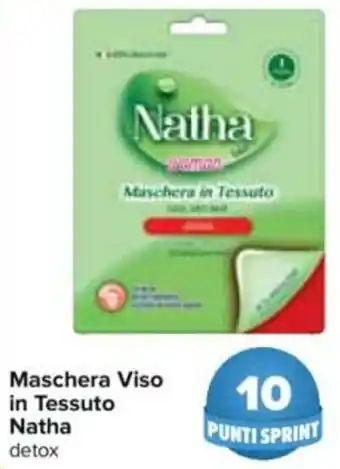 Carrefour Maschera Viso In Tessuto Natha offerta