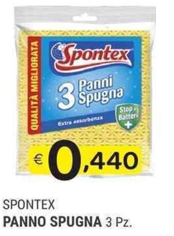 Spontex Panno Spugna 3 Pz.