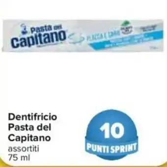 Carrefour Dentifricio Pasta Del Capitano 75 ml offerta